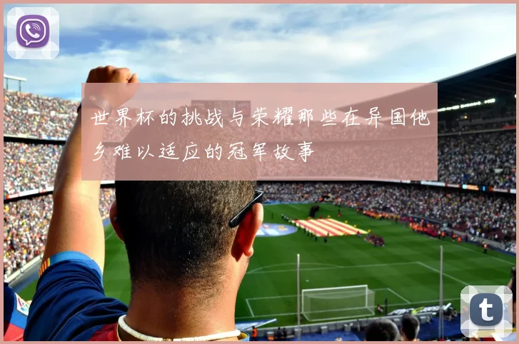 世界杯的挑战与荣耀那些在异国他乡难以适应的冠军故事